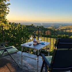 Was für ein Panorama zum Nachtessen