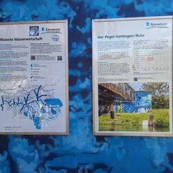 Der Pegel Hattingen/Ruhr hat heute 2,25 m