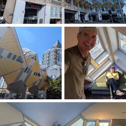 The cube houses in Rotterdam