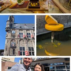 At the Gouda cheese experience