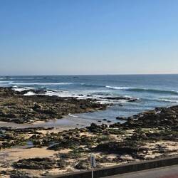 The view from our room in Vila do Conde