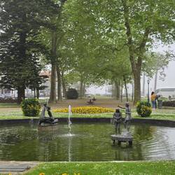 Lovely park we walked through that smelled of jasmine everywhere