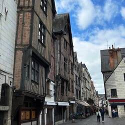 Medieval section of Tours around Place Plumereau