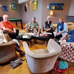 Our picnic in hotel in Tours - always fun!