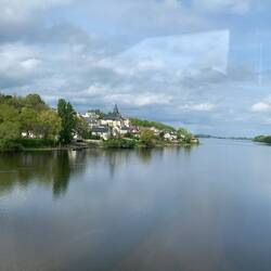 The Loire widens as it reachs the sea