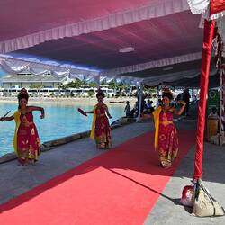 Part of our welcome to Bali.