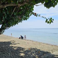 View from our spot on Pemuteran Beach.
