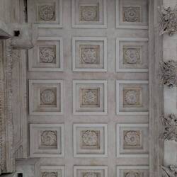 We had to take a picture of the ceiling, the flower carvings were so beautiful!