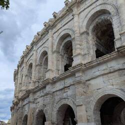 Arènes de Nîmes was built in around 100 AD