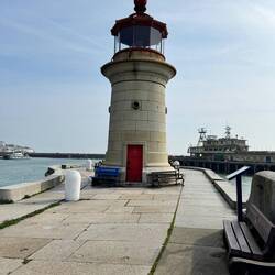 Lighthouse at Ramsgate harbour entrance