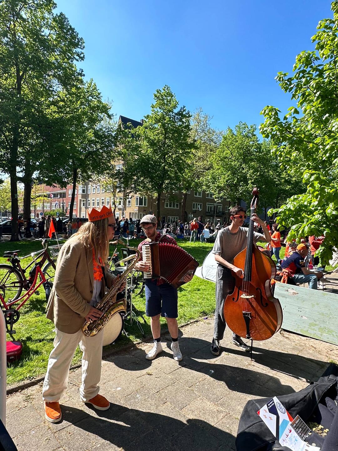 The band on Kings day