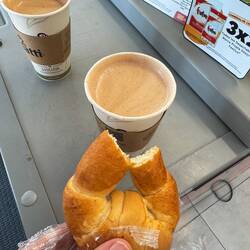 Frühstück ganz bescheiden