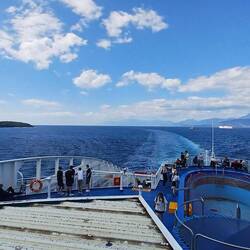 Nach 19 Stunden auf der Fähre