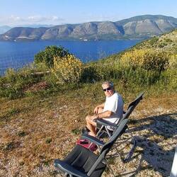 Ankunft am wunderschönen Parkplatz oberhalb Igoumenitsa