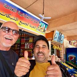 Ein guter Kontakt mit dem Obsthändler