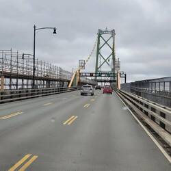Und wieder eine Brücke - nach Dartmouth