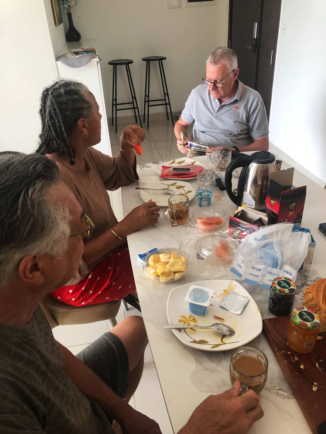 Petit déjeuner à l'appart