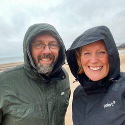 Wet on Gairloch beach