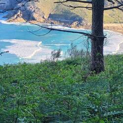 An unexpected beach, no one is there