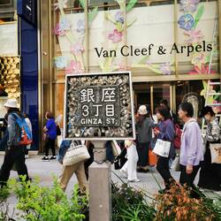 Luxusviertel Ginza