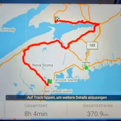 Die Distanzen sind enorm. So schnell mal 370km🤣