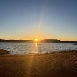 Bullfrog sunrise.