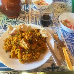 Good thing they had a gas stove