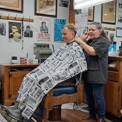 At the end of the day, a haircut was in order.