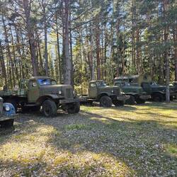 Da sammelt wohl einer Armeefahrzeuge