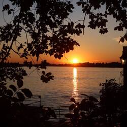 Abendstimmung am Sambesi