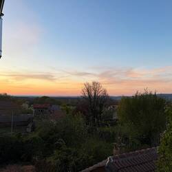 Sunrise as usual, plus electric power restored