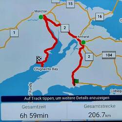 Heute "nur" 207 km