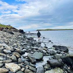 Jurassic Dinosaurs Footprints at An Corran, Isle of Skye