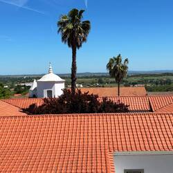 View over the roofs of the University of Evora