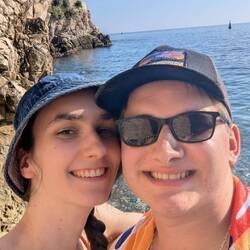 More beach, it was very sunny