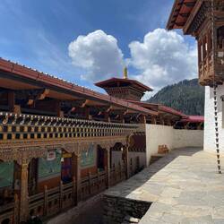 Monastery courtyard