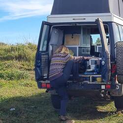 Hauptsache der Wagen steht waagerecht!