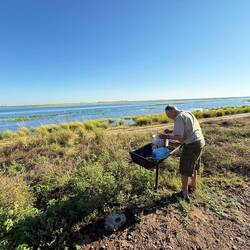 ...unser Spülplatz! S' gibt deutlich schlechtere 😅