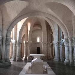La crypte a 1000 ans.