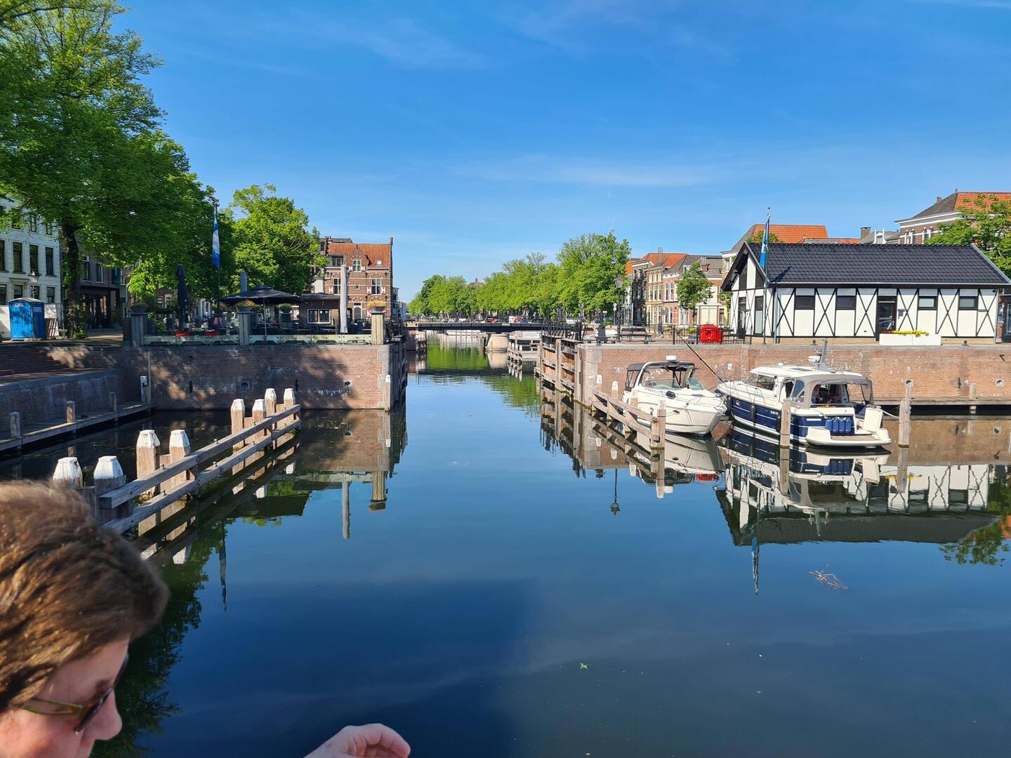 Die Hauptwasserstraße durch Gorinchem