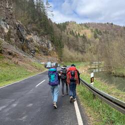 Day 1: on our way to sector "Jubiläumswand"