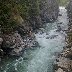 ... with extremely hard bits at low water