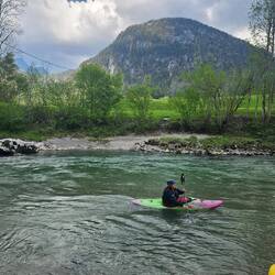 Saalach: slalom section (see also videos)
