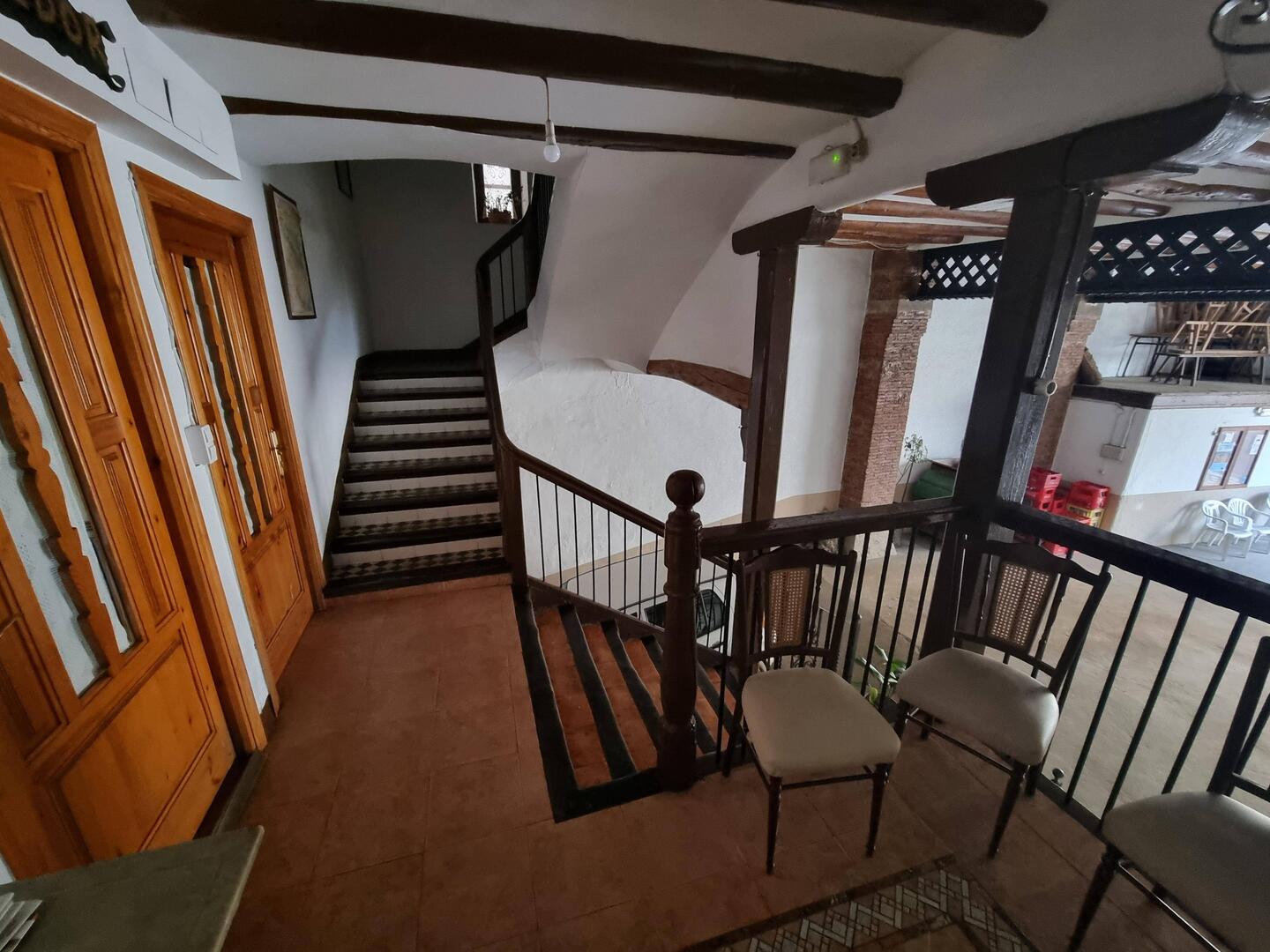 Mein Hotel am Morgen. Urig!