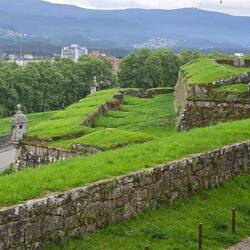 The view out our apartment in the fort