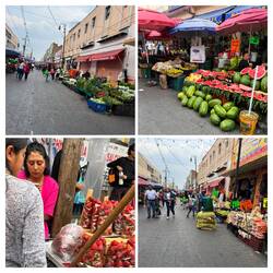 musste ich lernen, dass Obst und Gemüse immer in separaten Straßen verkauft werden