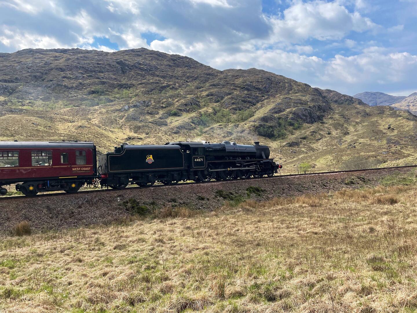 Steam train nr Glenfinnan