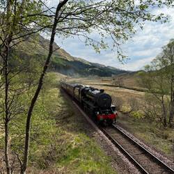 Steam train nr Glenfinnan