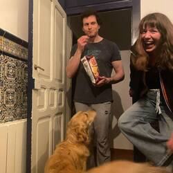 The trip is over, finally Peter can eat cars again