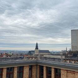 Blick über Altstadt Brüssel